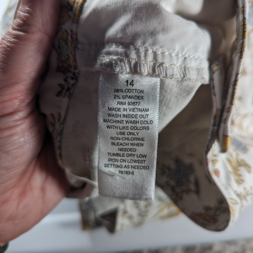 A.N.A. Mid Rise Twill Short Sz 14 - Picture 8 of 8